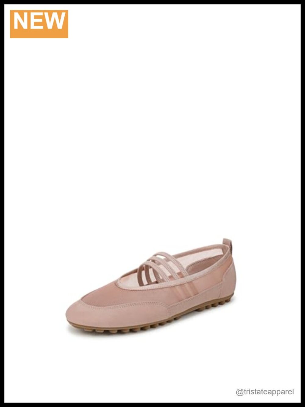 Women's Mary Jane Slip-On Flats Breathable Mesh Round Toe Comfort Walking Shoes